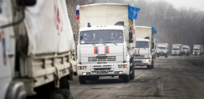 РФ отправляет в Донбасс 59-й путинский конвой - Фото