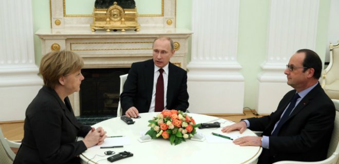 Меркель, Олланд и Путин по телефону обсудили ситуацию в Украине - Фото
