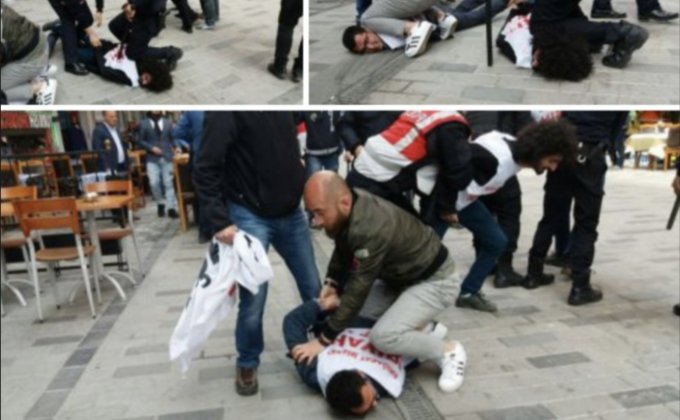 Первомайская акция в Стамбуле: десятки пострадавших и задержанных