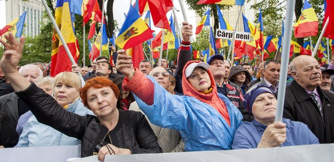 В Молдове протестуют против изменения избирательной системы - Фото
