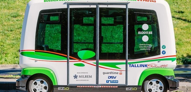 В столице Эстонии будут курсировать беспилотные автобусы - Фото