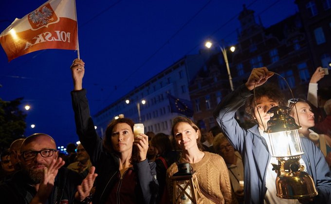 В 50 городах Польши протестуют против судебной реформы