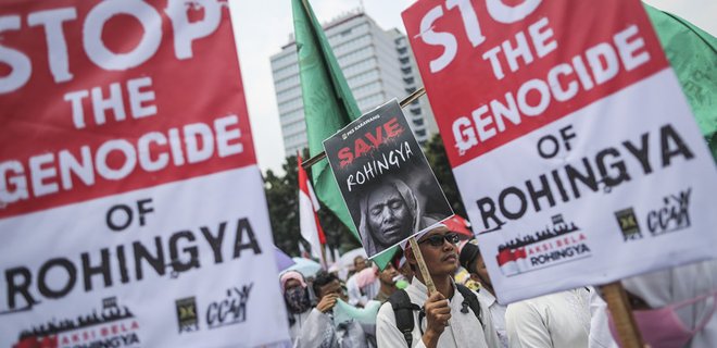 Мьянма отрицает геноцид мусульман-рохинджа - Фото