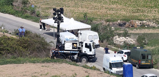 Убившая мальтийскую журналистку бомба взорвана дистанционно - Фото