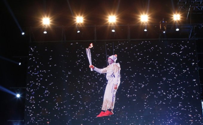 В Южную Корею доставили огонь зимней олимпиады: фоторепортаж