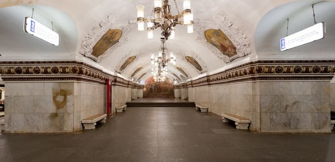На станции московского метро 