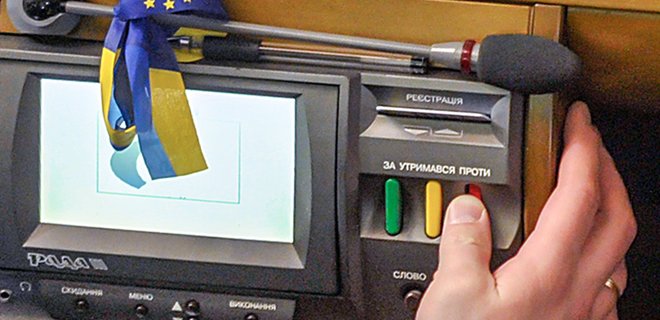 КИУ: Депутаты Рады 1,5 тыс раз пожаловались на кнопки голосования - Фото