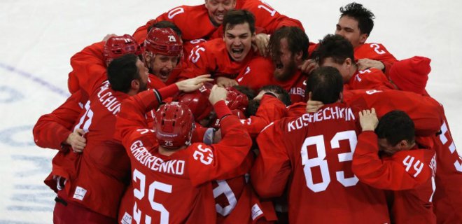 Хоккейная сборная России: предатели или герои - карикатура Елкина - Фото
