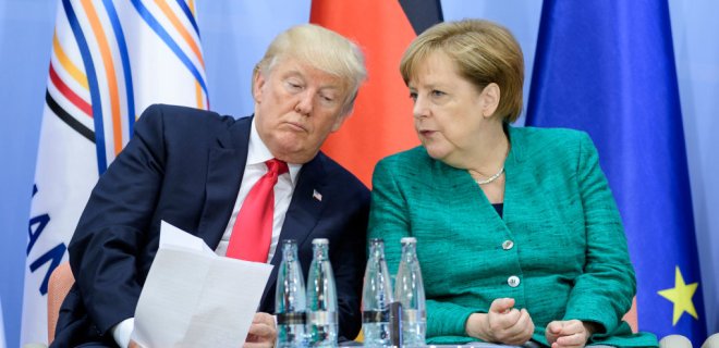 Хороший и плохой копы: вслед за Макроном к Трампу едет Меркель - Фото