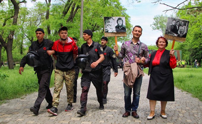 Как в городах Украины провели День победы над нацизмом: фото