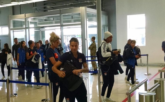 В Киев прибыли команды женской Лиги чемпионов УЕФА: фото