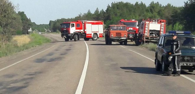 Авиация приостановила тушение лесного пожара в Херсонской области - Фото