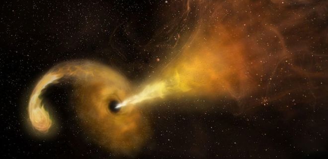 В глубинах космоса обнаружили неуловимую черную дыру - Фото