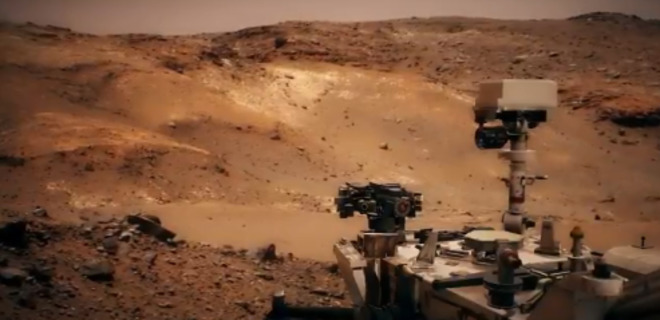 Марсоход Curiosity сделал селфи во время пыльной бури - фото - Фото