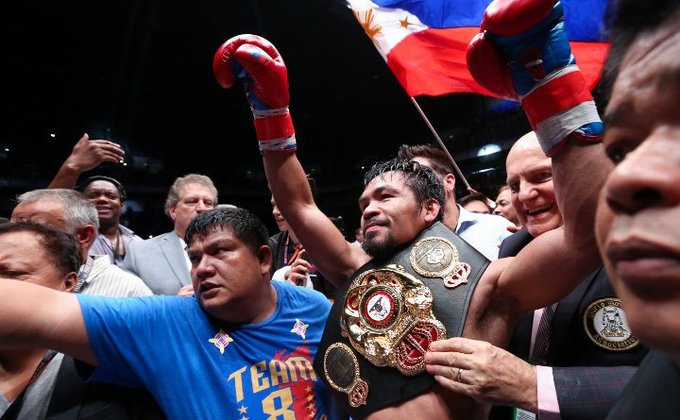 Филиппинский сенатор стал чемпионом мира в боксе: фото и видео