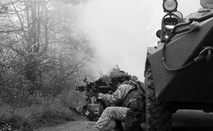 Как проходят военные учения Rapid Trident-2018: фоторепортаж