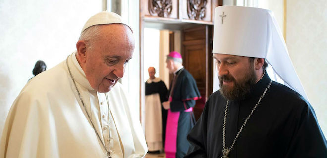 РПЦ пожаловалась на Варфоломея Папе Римскому - Фото
