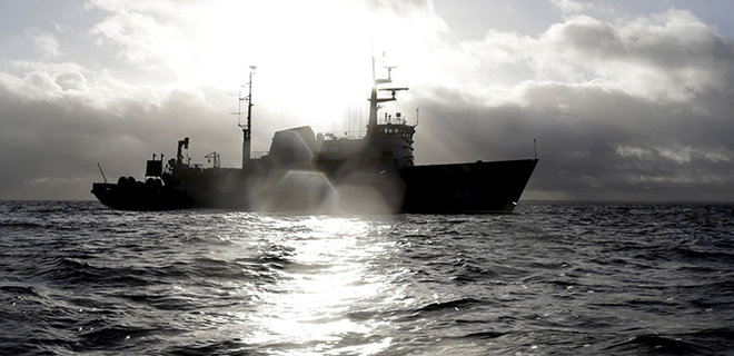 У берегов Латвии зафиксирован российский военный корабль - Фото