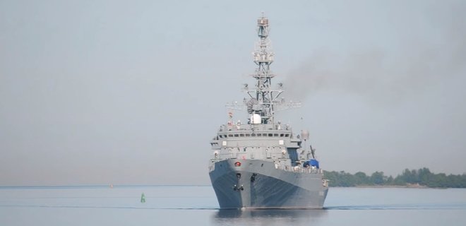 Российский корабль-разведчик заметили в водах Латвии - Фото
