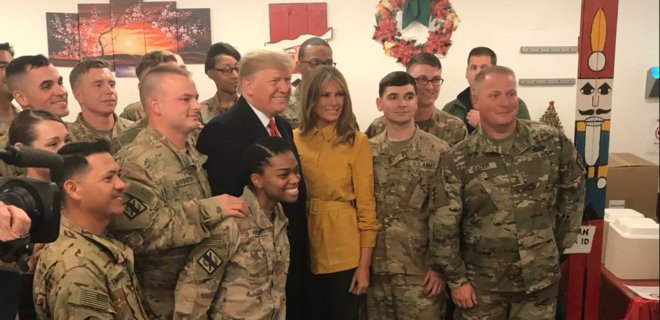 Визит-сюрприз Трампа в Ирак: встреча с премьером сорвалась - Фото