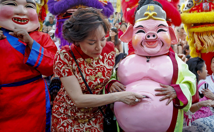 Китайский новый год наступил: как его праздновали в мире - фото
