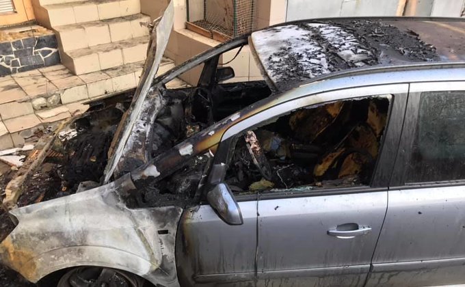 В Одессе сожгли авто активиста-борца против застроек: фото