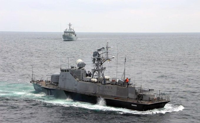 Корабли ВМС Украины и Британии провели учения в Черном море: фото