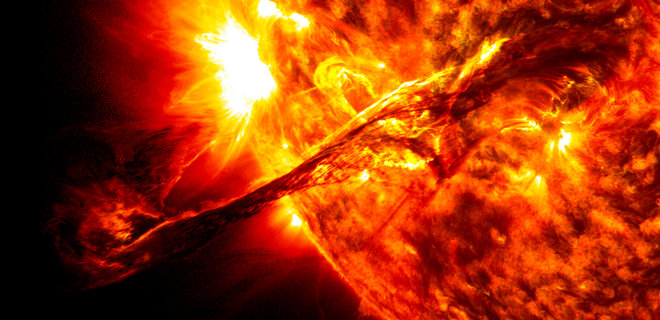 На Солнце произошла самая сильная за три года вспышка - Фото