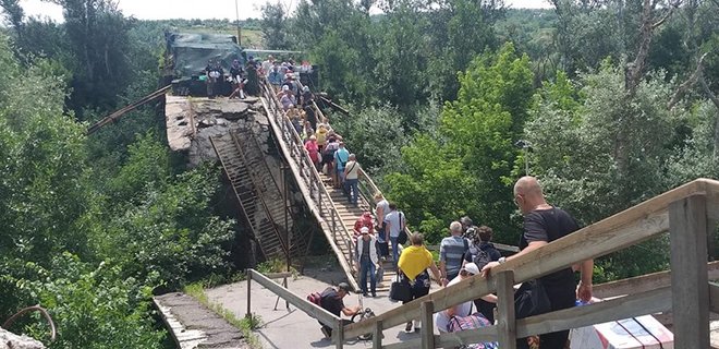 Украина план восстановления моста в Станице представит в Минске - Фото