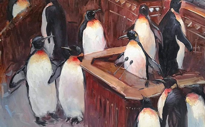 Шаурма и пингвины в Раде. Зеленский украсил свой офис: фото