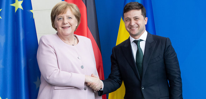 Нормандский формат. Зеленский и Меркель сделали шаг к встрече - Фото