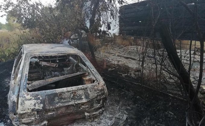 В селе под Киевом из-за пожара сгорели несколько домов: фото