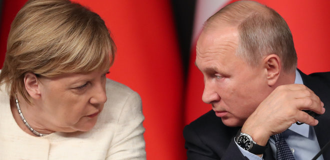Меркель и Макрон обсудили с Путиным ситуацию в Беларуси - Фото
