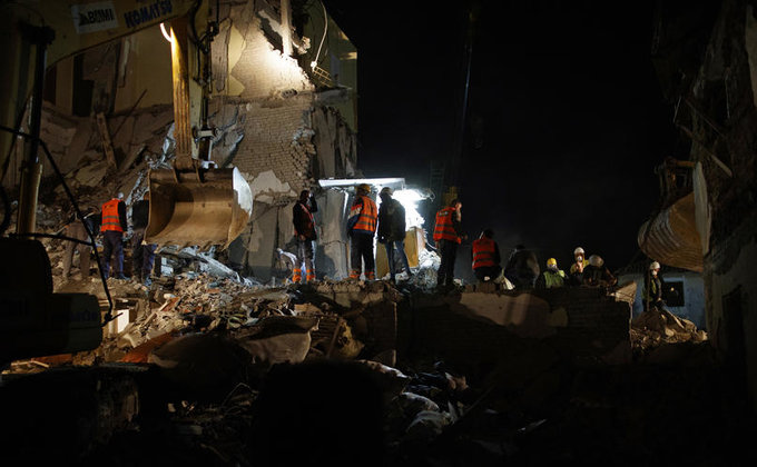 Сильнейшее землетрясение в Албании: фото разрушений