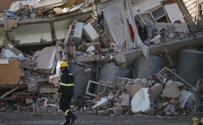 Сильнейшее землетрясение в Албании: фото разрушений