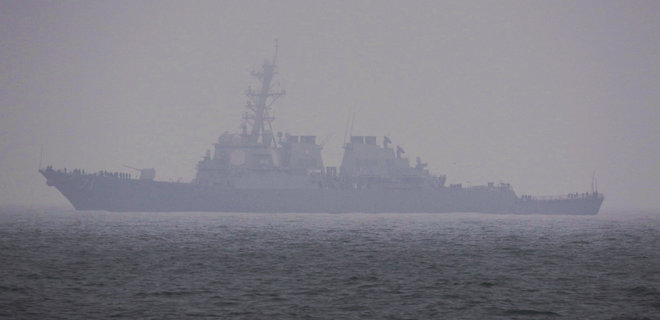 В Одессу зашел ракетный эсминец США – видео - Фото