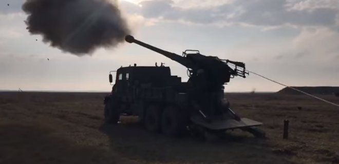 Украинская САУ натовского образца сделала первый выстрел: видео - Фото