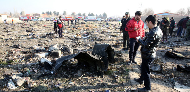 В Иране уверяют: причина катастрофы Boeing - возгорание двигателя - Фото