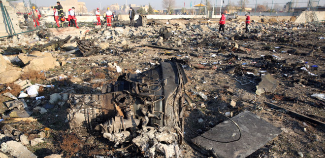 Крушение Boeing 737 в Иране. Все новости о катастрофе на 14:00 - Фото