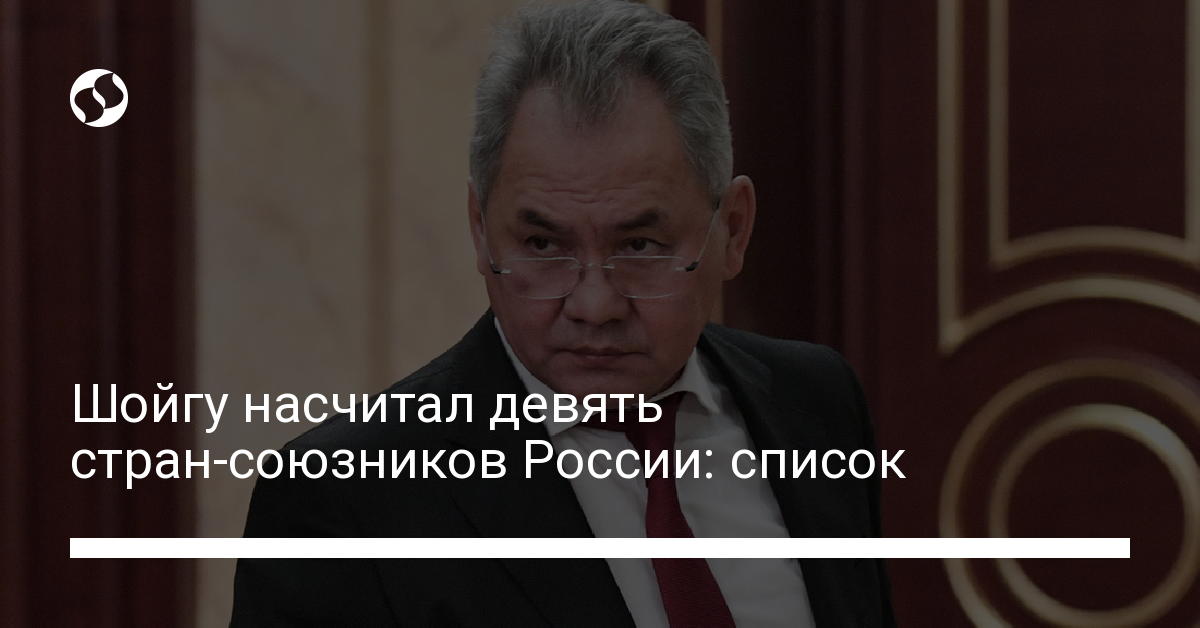 Shoigu counts 9 welcoming countries for Russia: checklist – Ukrainian information, Politics