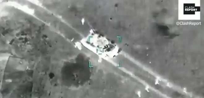 В Сирии турецкий беспилотник уничтожил военную колонну режима Асада: видео - Фото