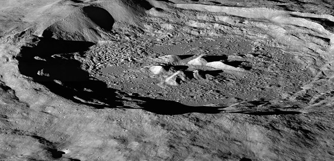 В лунном кратере могут построить огромный радиотелескоп: схема проекта - Фото