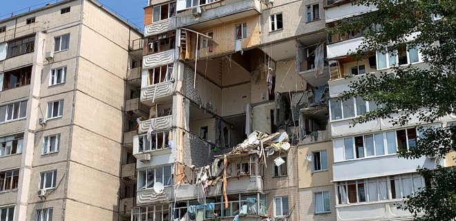 Взрыв дома в Киеве. Здание демонтируют, завалы разберут до вечера - замглавы МВД - Фото