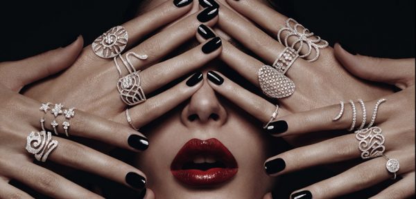 серебряное кольцо женское