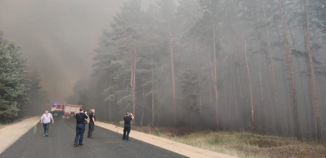 Глава Луганской ОГА Гайдай объяснил, почему пожары не тушит авиация - фото - Фото