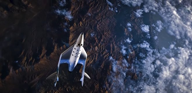 Космоплан компании Virgin Galactic совершил успешный суборбитальный полет: видео - Фото
