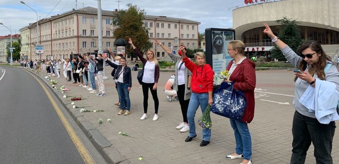 Пятый день. В Минске с утра начались акции протеста - фото, видео - Фото
