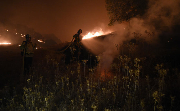 Лесные пожары в Калифорнии: в штате объявили ЧП, погиб пилот пожарного вертолета - фото