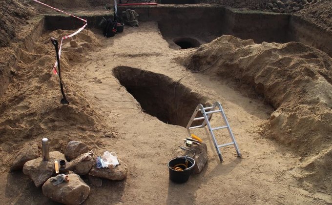 На Хортице обнаружили 2500-летнее захоронение скифского воина: фото