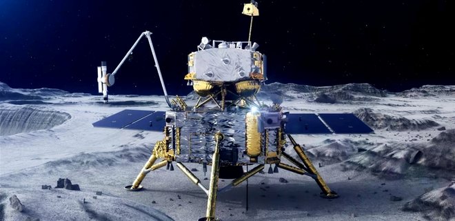 Хороший пиар. Китай вернул взлетный модуль Chang'e 5 на Луну, чтобы не мусорить в космосе - Фото